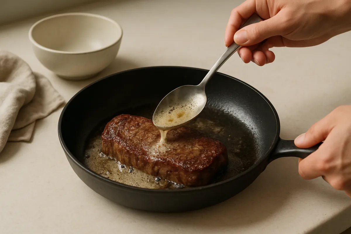baste with butter