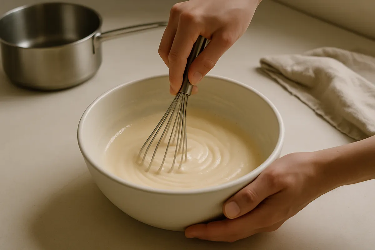 beat batter smooth
