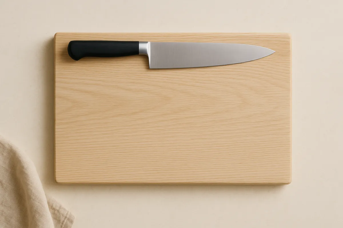 board and knife ready