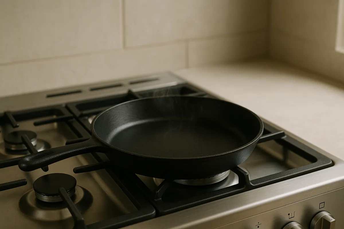 cast iron preheat