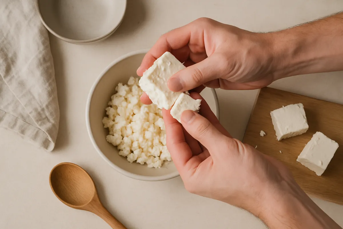 crumble feta