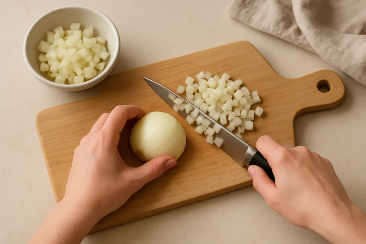 dice onion