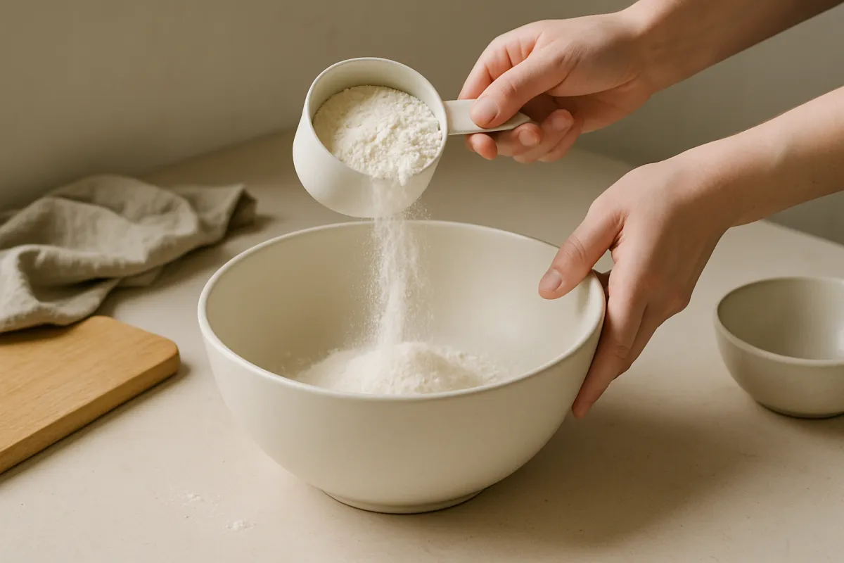 flour into bowl