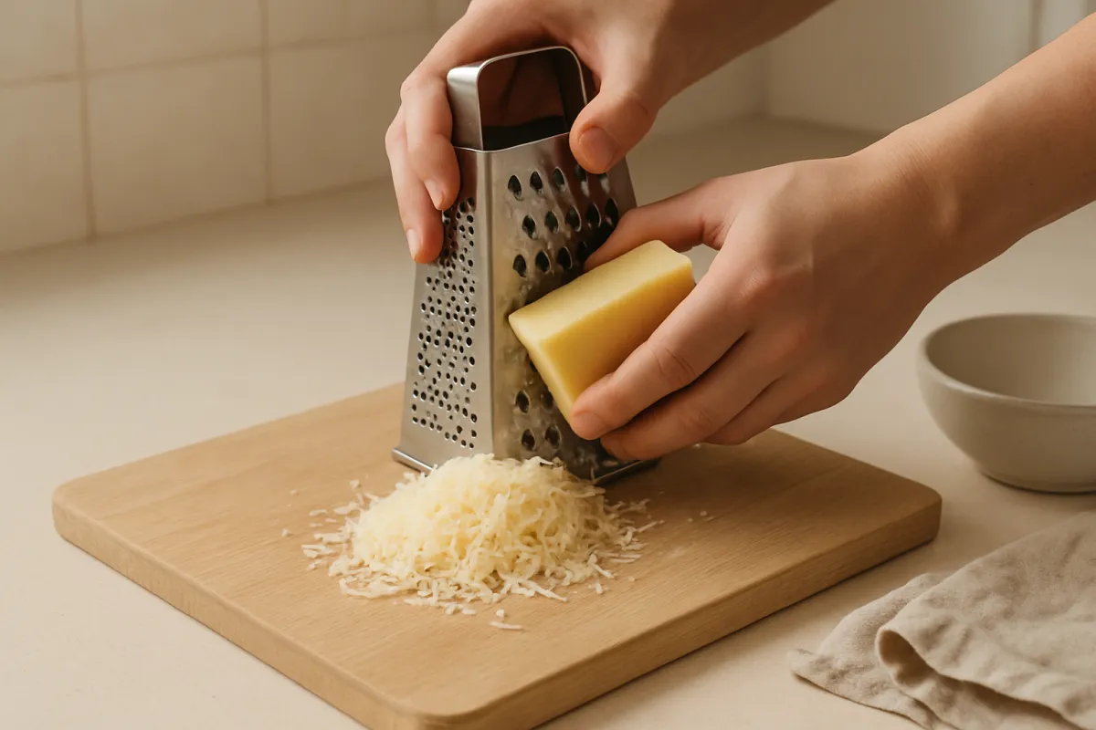 grate cheese