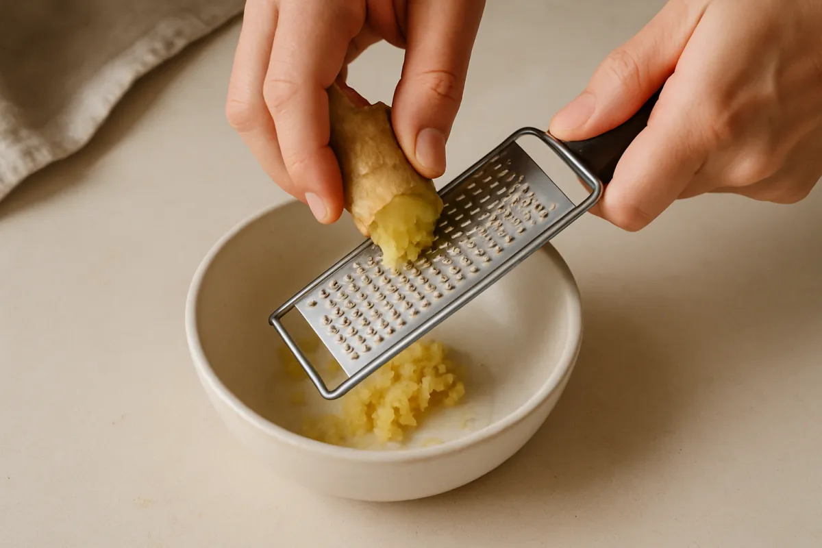 grate ginger