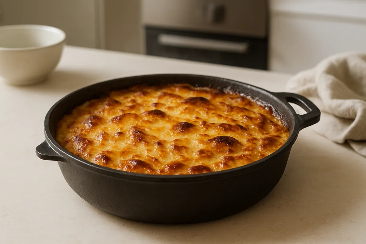 gratin browned top