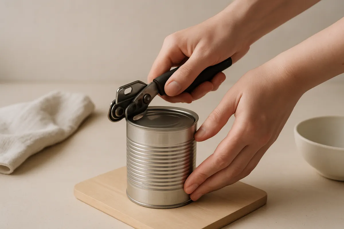 open tin
