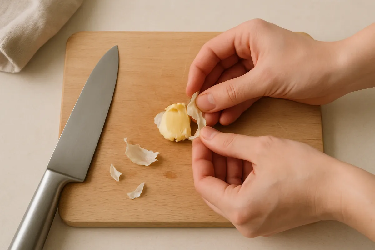 peel garlic