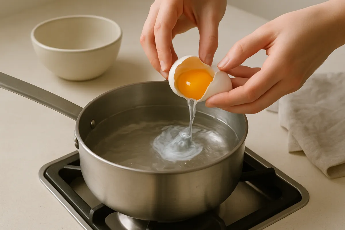 poach egg
