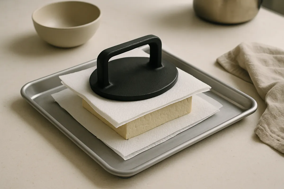 press tofu