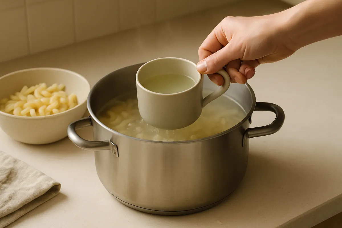reserve pasta water