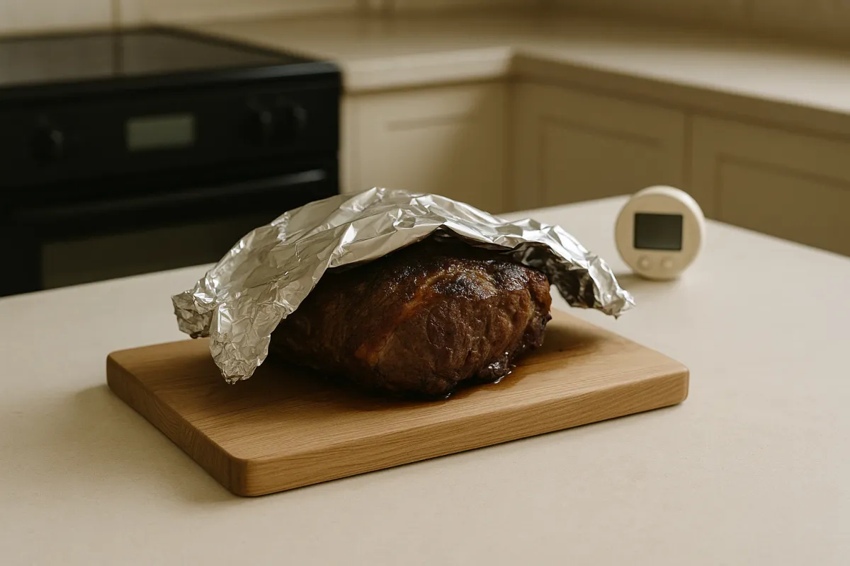 rest meat timed