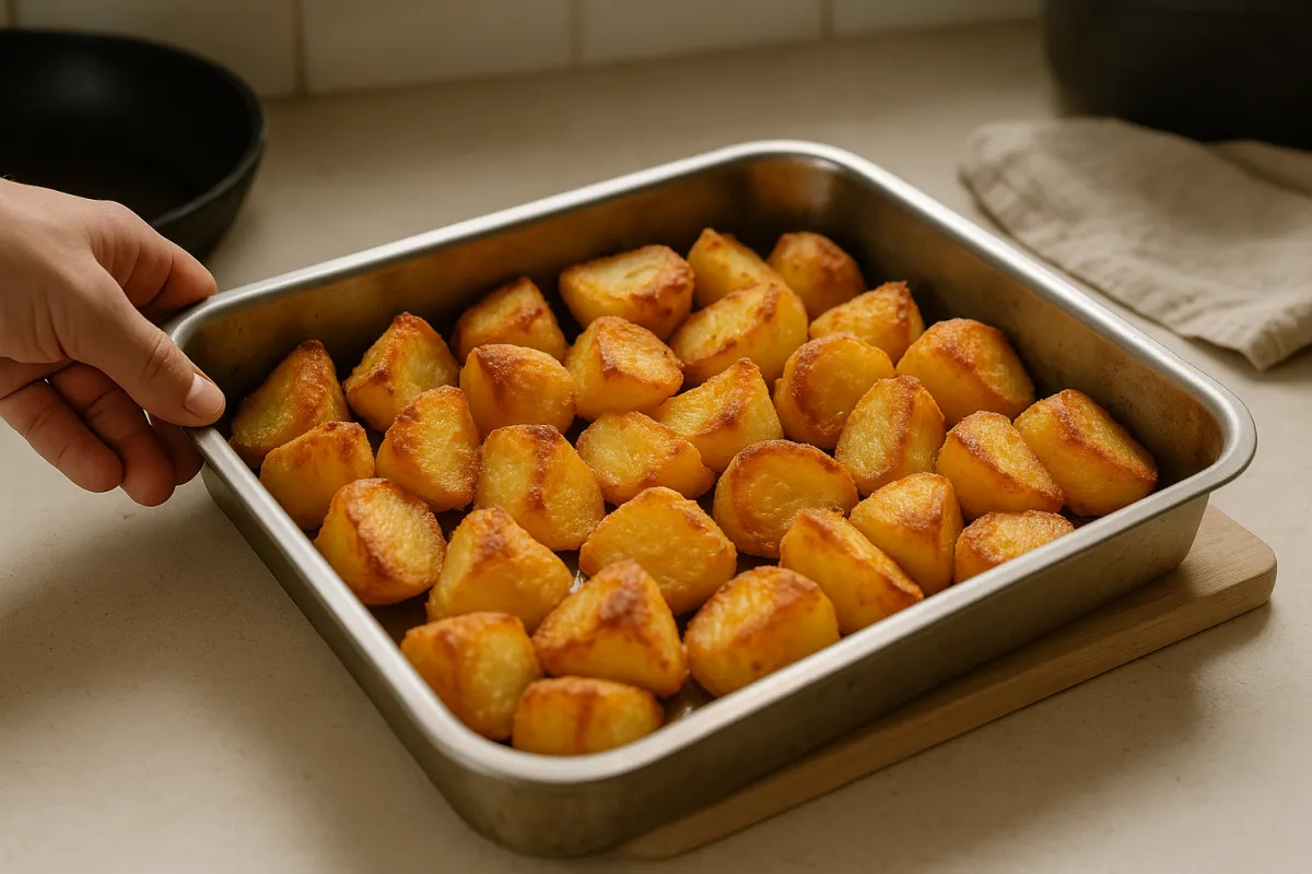 roast potatoes crisp