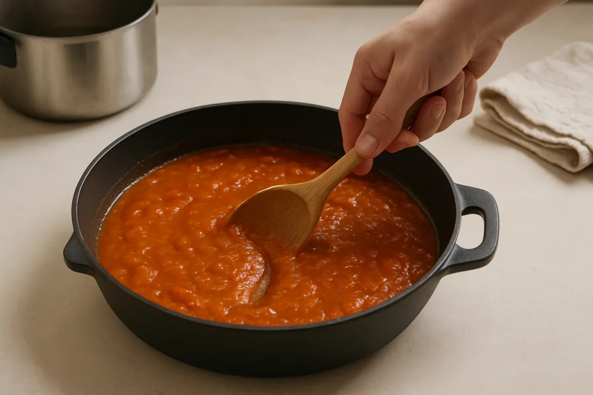 sauce thickened