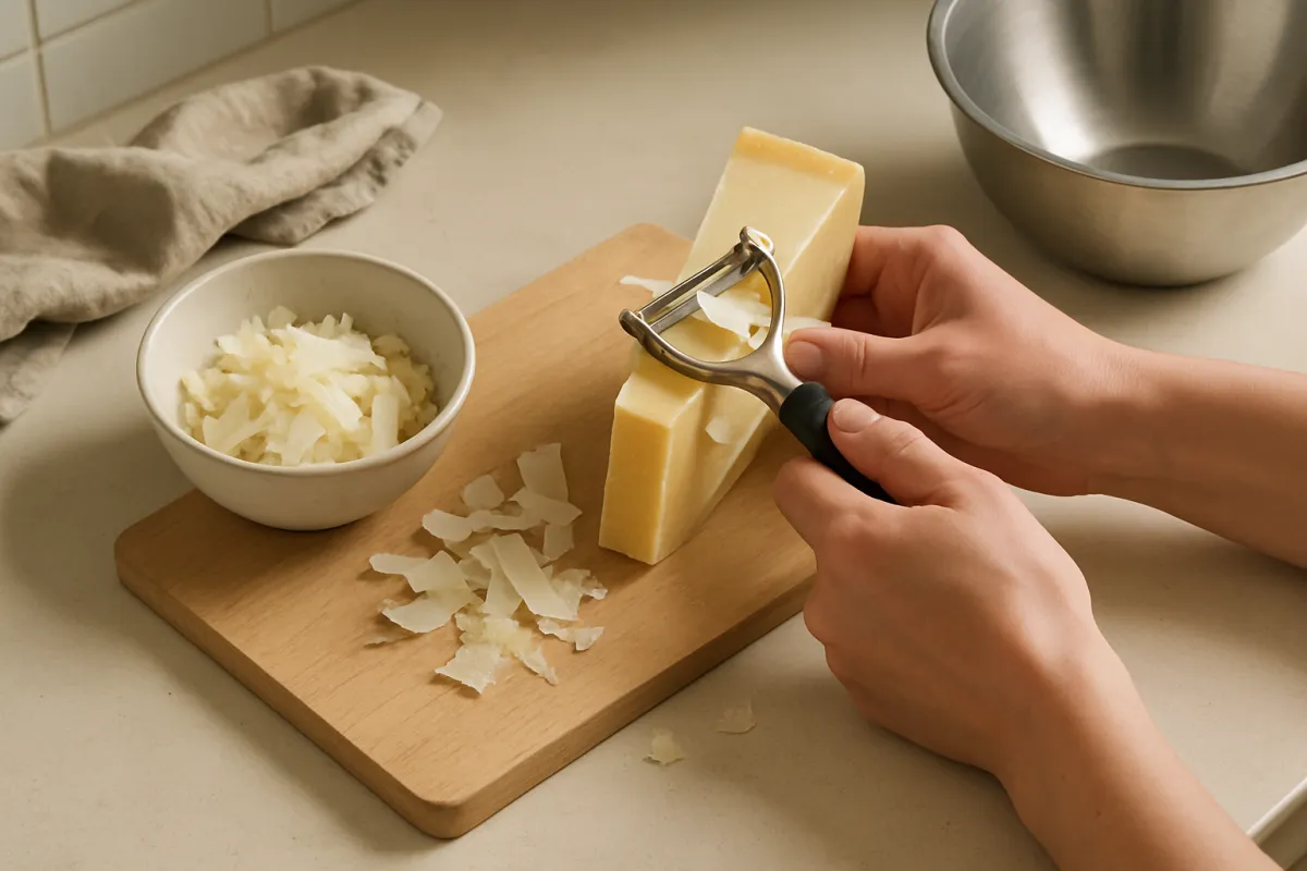 shave parmesan