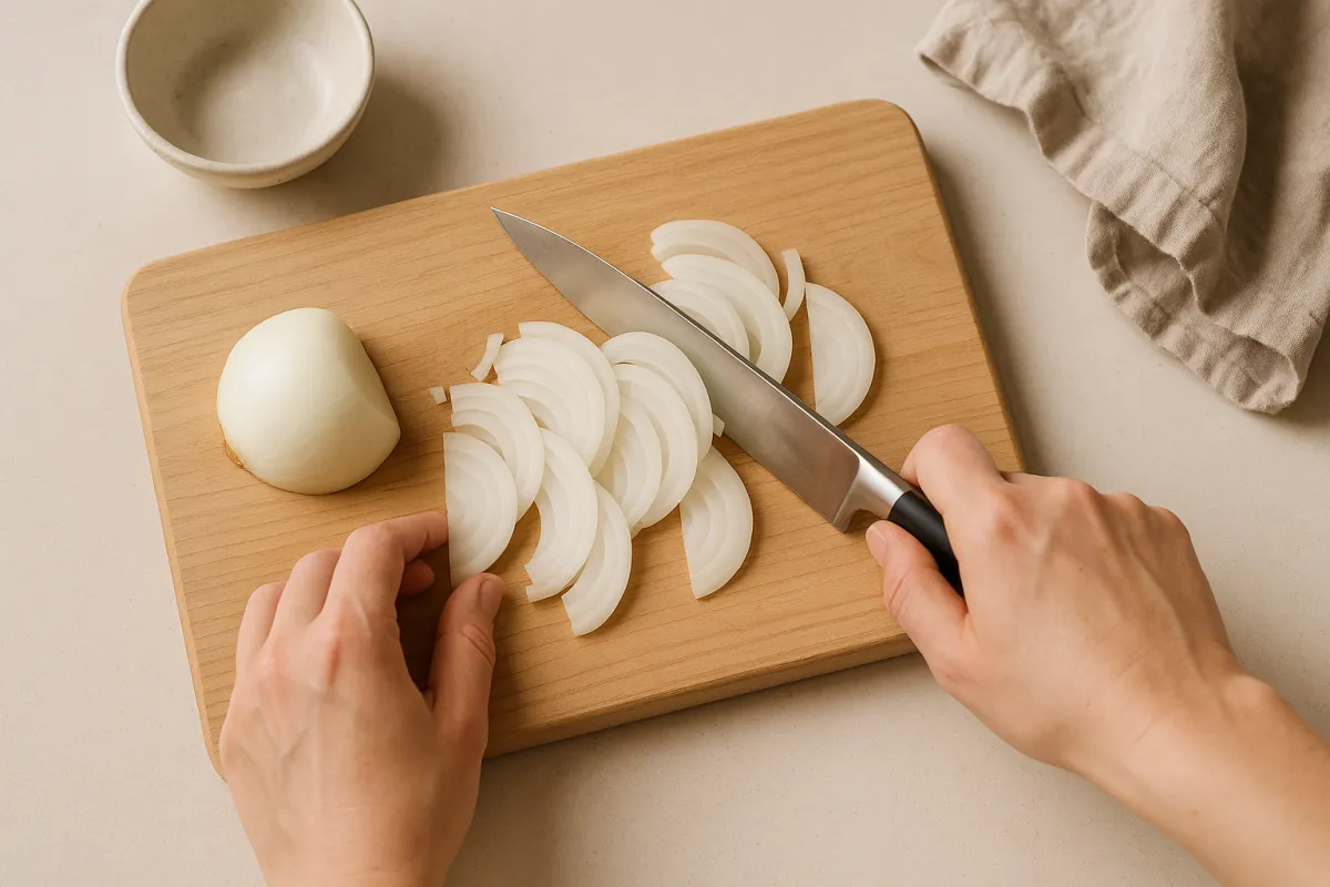 slice onion