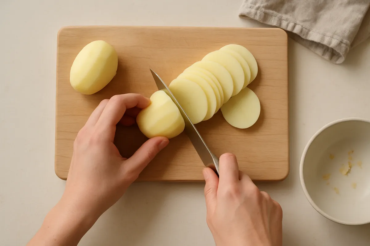 slice potato