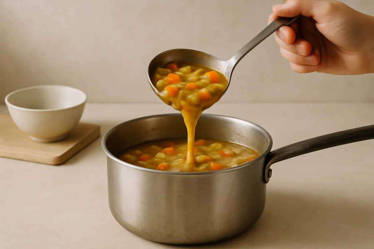 soup thickened