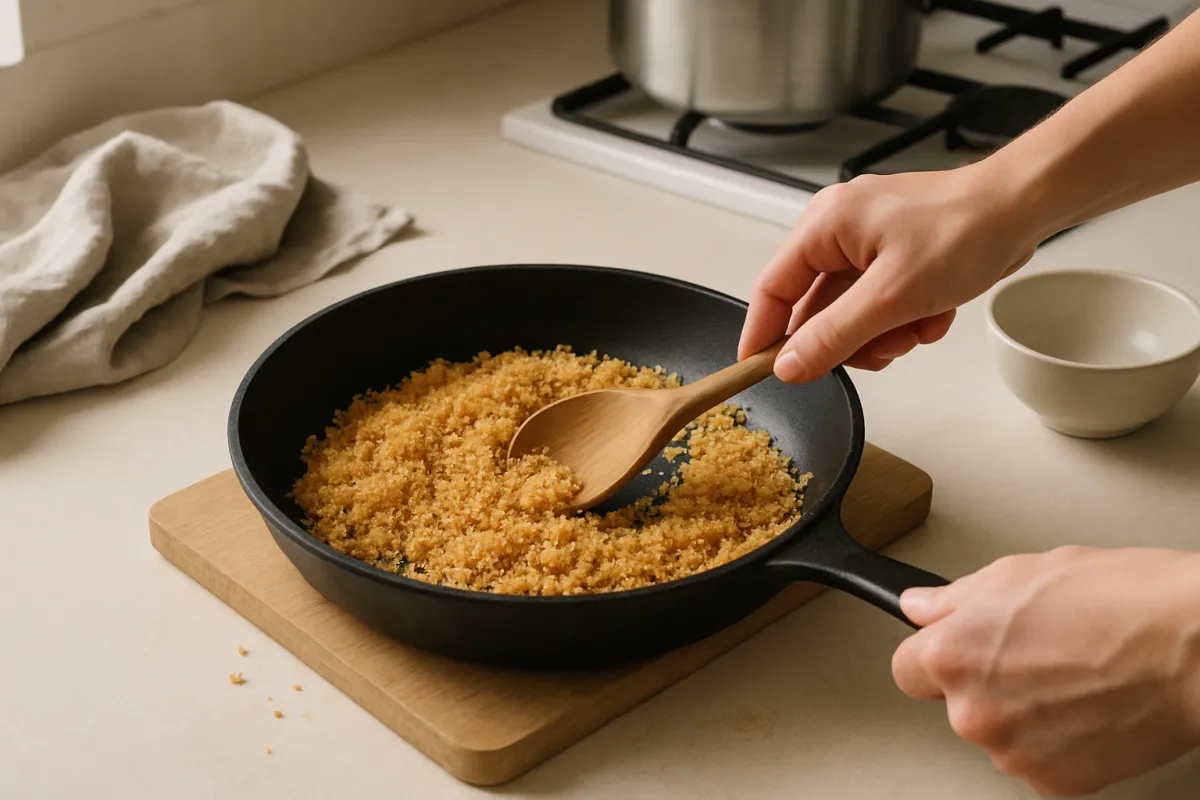 toast breadcrumbs
